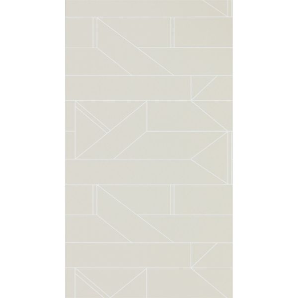 Barbican Geometric Wallpaper 112014 by Scion in Raffia Cream