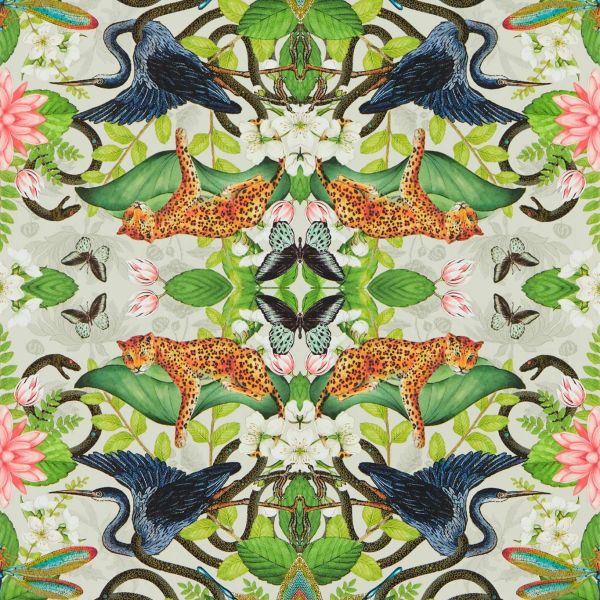 Wonderlust Tea Story Wallpaper W0136 02 by Wedgwood in Dove