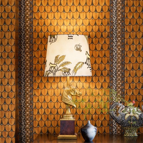 Ardmore Border Wallpaper 5026 by Cole & Son in Ginger