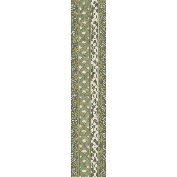 Ardmore Border Wallpaper 5024 by Cole & Son in Soft Olive Green