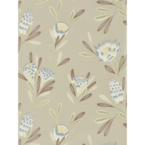 Cayo Wallpaper 111772 by Harlequin in Mist Blue Linden
