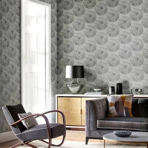 Elixity Wallpaper 111976 by Harlequin in Titanium Grey