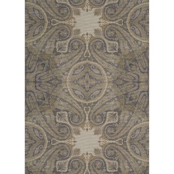 Elswick Paisley Wallpaper 312645 by Zoffany in Blue Umber