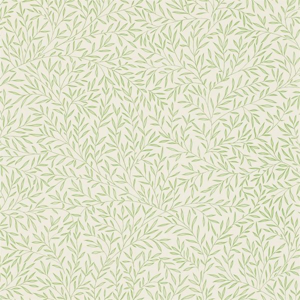Lily Leaf Wallpaper 103 by Morris & Co in Thyme Green