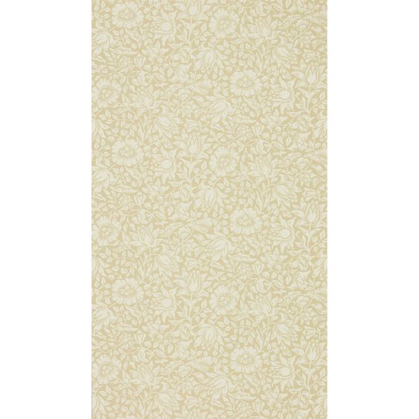 Mallow Wallpaper 216677 by Morris & Co in Soft Gold