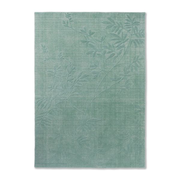 Mari Botanical 081507 Rug by Laura Ashley in Mineral Green