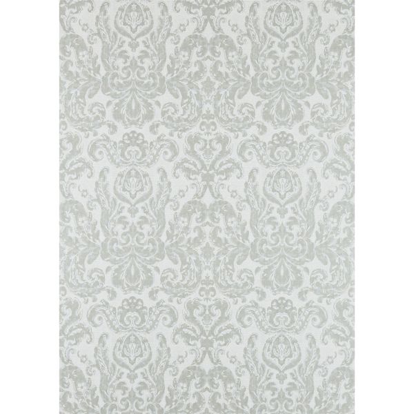 Brocatello Wallpaper 312008 by Zoffany in Silver Grey