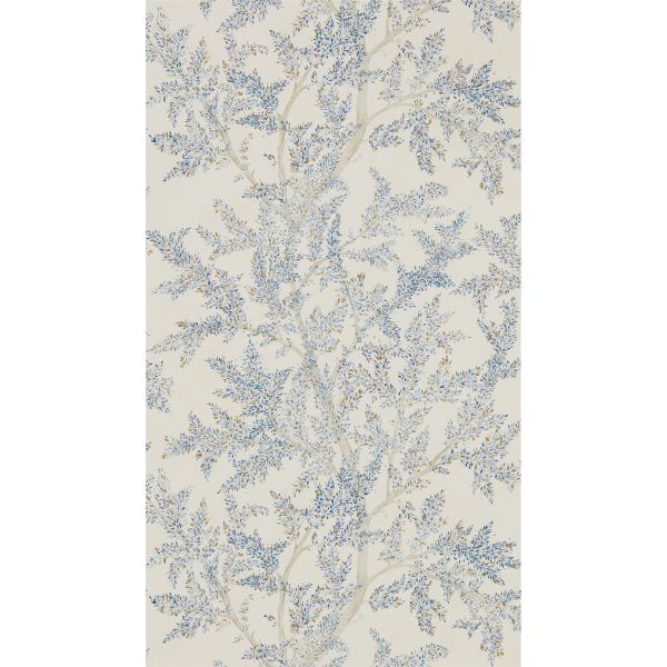 Farthing Wood Wallpaper 216613 by Sanderson in Cobalt Blue
