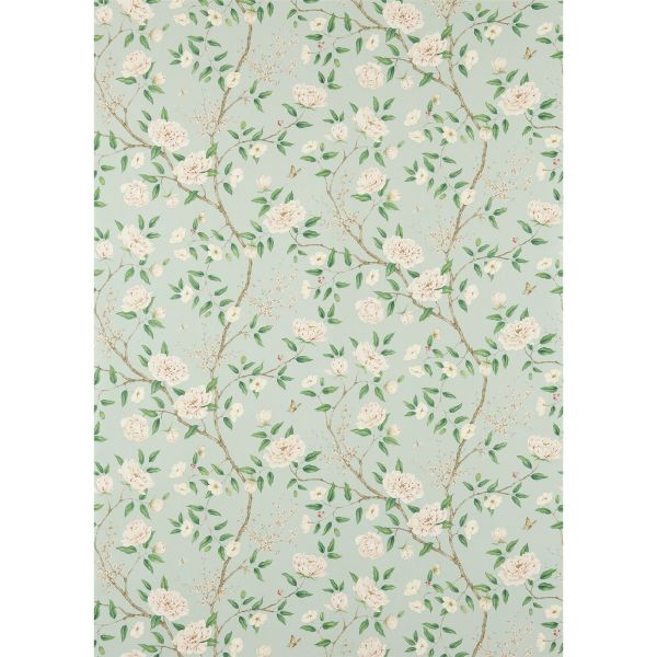 Romeys Garden Wallpaper 311336 by Zoffany in Sea Green