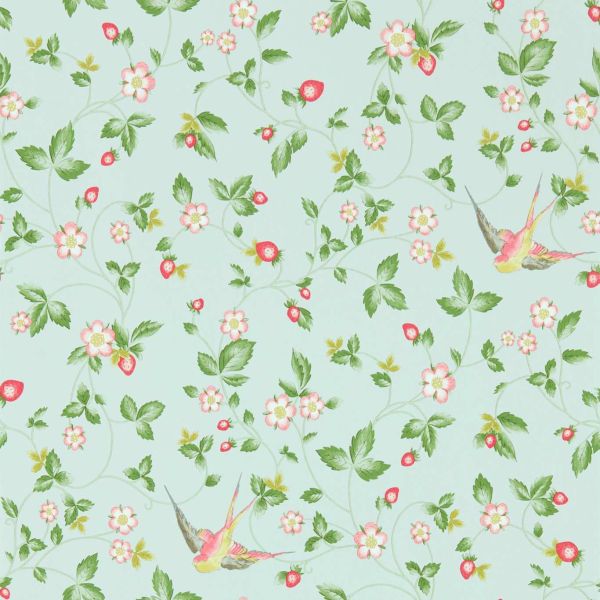 Wild Strawberry Wallpaper W0135 02 by Wedgwood in Dove