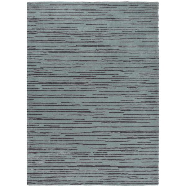 Slub Rugs 039405 in Charcoal by Florence Broadhurst