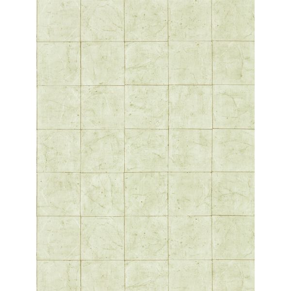 Piastrella Wallpaper 312947 by Zoffany Celadon Green