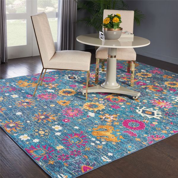 Passion Modern Persian Rugs PSN01 in Denim Blue