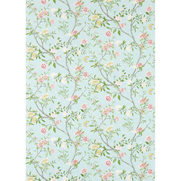 Nostell Priory Wallpaper 311421 by Zoffany in Sky Pink
