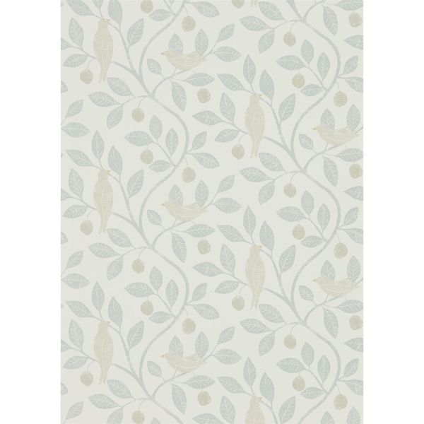 Damson Tree Wallpaper 216365 by Sanderson in Mineral Dove