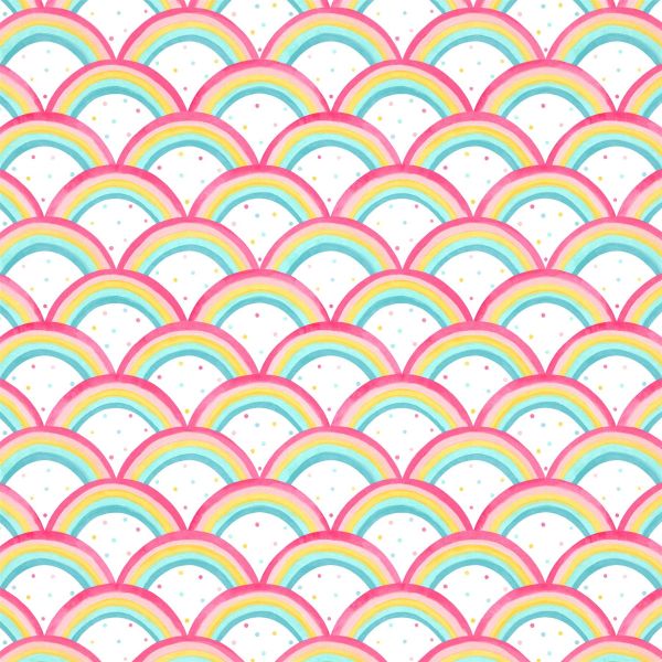 Rainbow Brights Wallpaper 112645 by Harlequin in Cherry Blossom Pineapple Sky