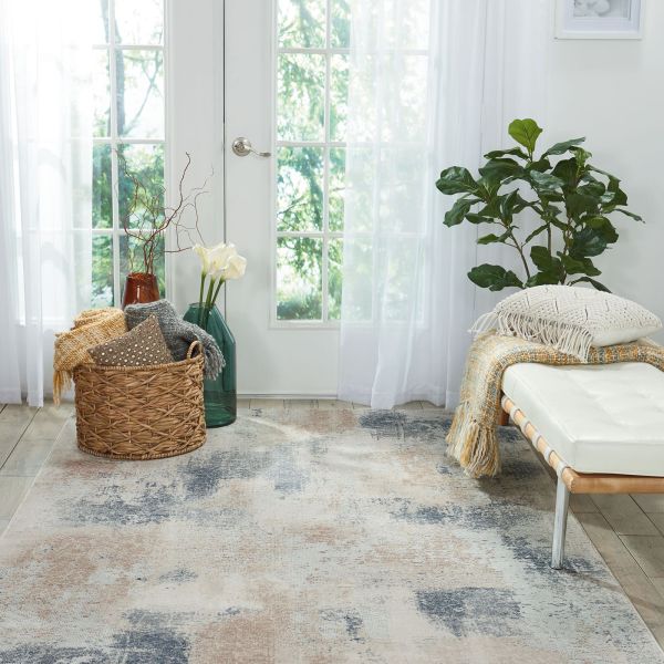 Rustic Textures Rugs RUS02 in BGEGY