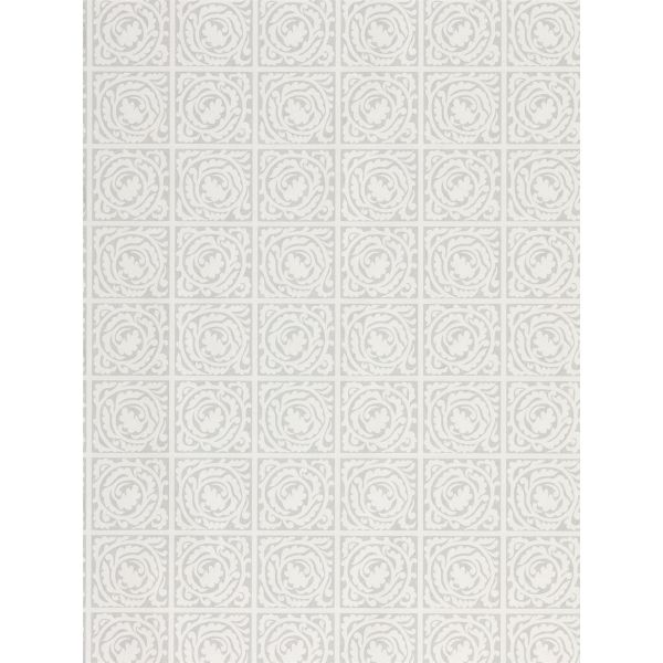 Pure Scroll Wallpaper 216544 by Morris & Co in Lightish Grey