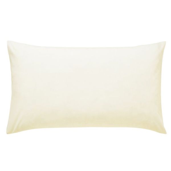 Plain Dye Housewife Pillowcase by Helena Springfield in Ivory