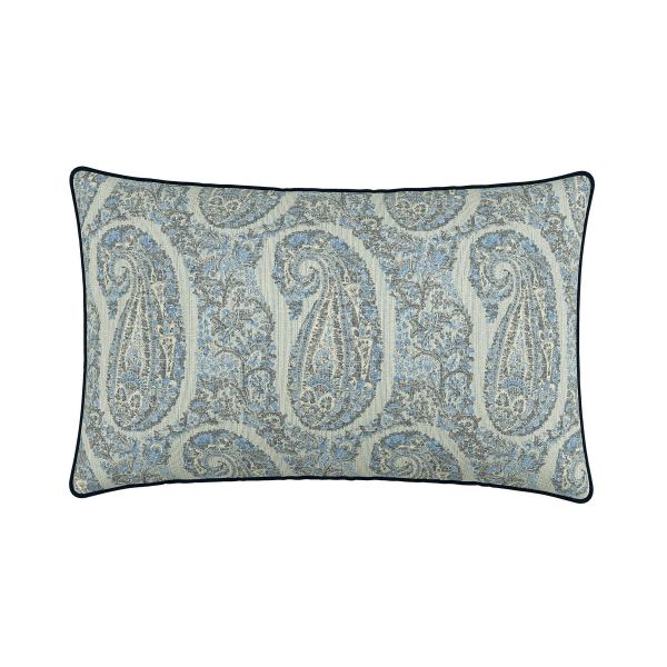 Delphine Cushion by Bedeck of Belfast in Chambray Blue