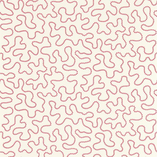 Wiggle Wallpaper 113062 by Harlequin X Sophie Robinson in Carnelian Rose Quartz