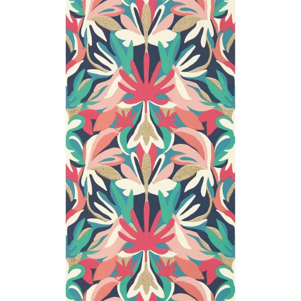Melora Wallpaper 112761 by Harlequin in Brazilian Rosewood Ink Amazonia