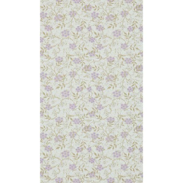 Jasmine Wallpaper 214723 by Morris & Co in Lilac Olive