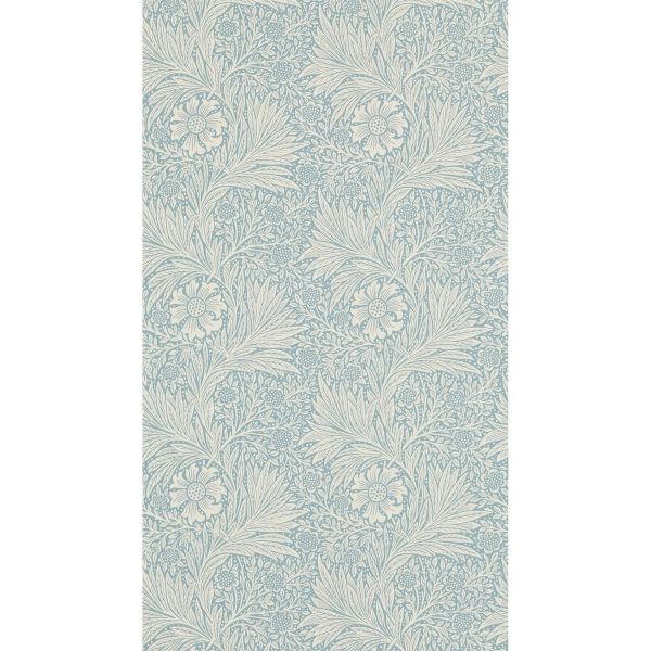 Marigold Wallpaper 210368 by Morris & Co in Wedgewood Blue
