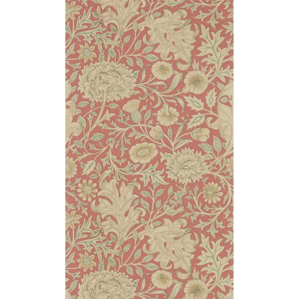 Double Bough Wallpaper 216683 by Morris & Co in Carmine Red