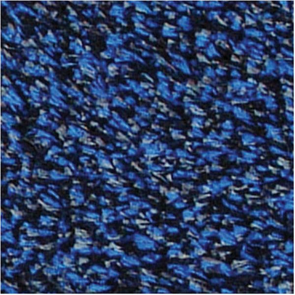 Multi Grip Washable Plain Doormat in Blue