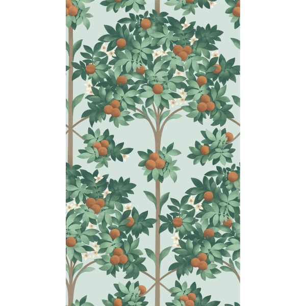 Orange Blossom Wallpaper 1004 by Cole & Son in Burnt Orange