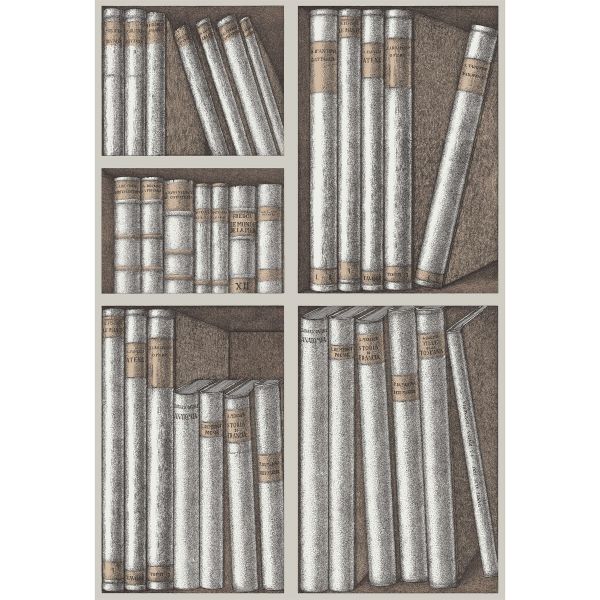 Ex Libris Wallpaper 15029 by Cole & Son in Stone Linen