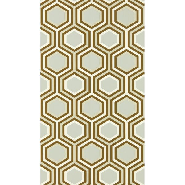 Selo Wallpaper 112147 by Harlequin in Gold Platinum Grey