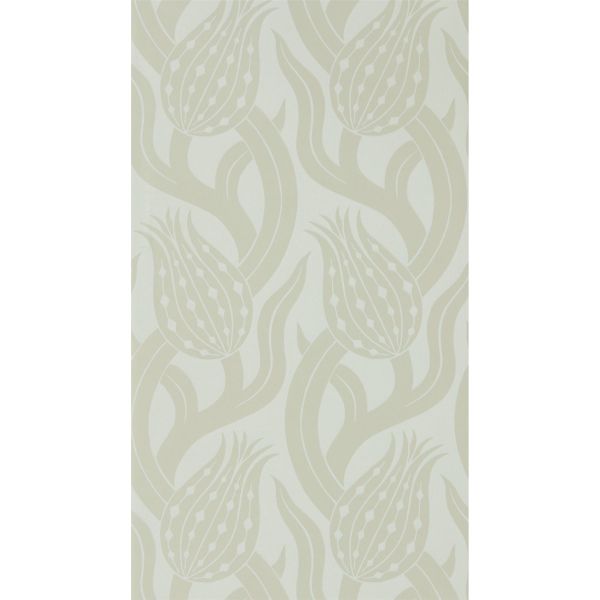 Persian Tulip Wallpaper 312998 by Zoffany in Silver Grey