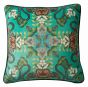 Emerald Forest Velvet Cushion By Wedgwood in Green