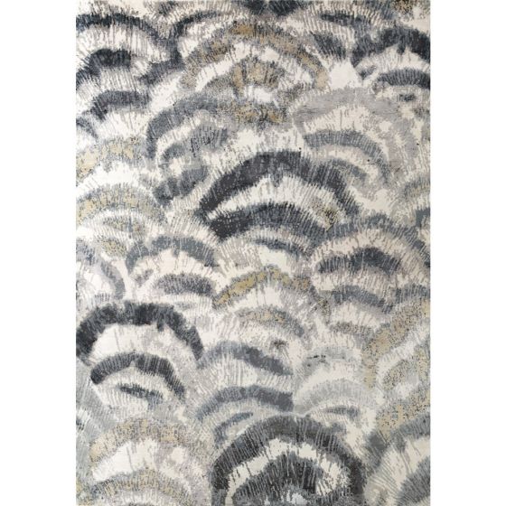 Fontanetta rugs in Silver by William Yeoward