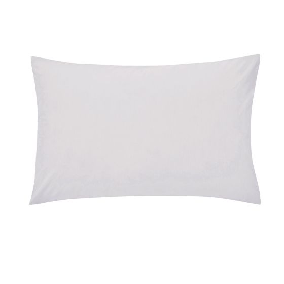 Plain Dye Housewife Pillowcase by Helena Springfield in Silver