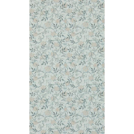 Jasmine Wallpaper 214726 by Morris & Co in Silver Charcoal Grey
