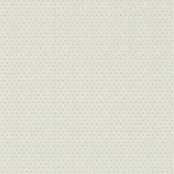 Honeycombe Wallpaper 105 by Morris & Co in Silver Grey Gold