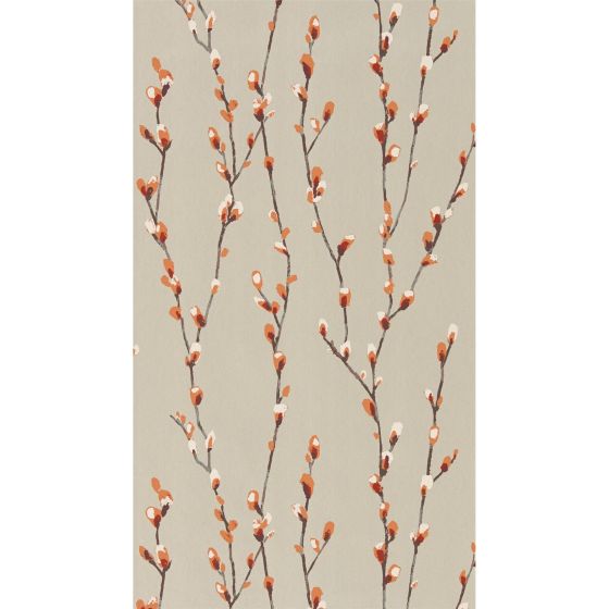 Salice Wallpaper 111470 by Harlequin in Tangerine Gilver