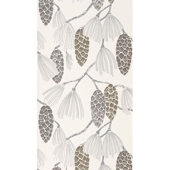 Epitome Wallpaper 111501 by Harlequin in Gilver Silver Chalk