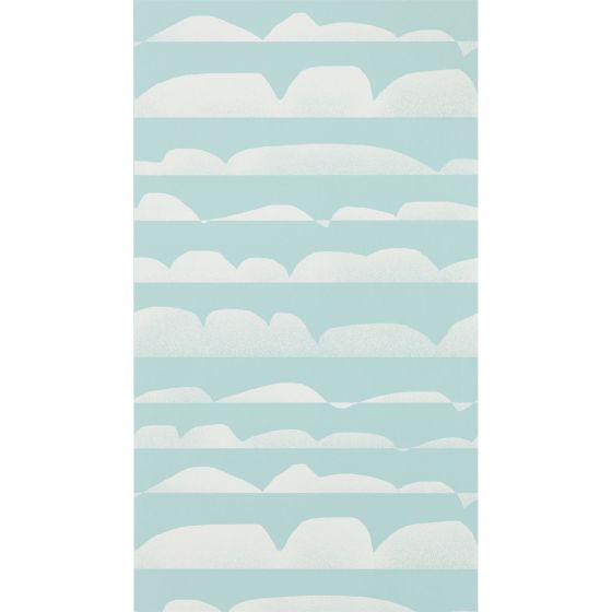 Haiku Clouds Wallpaper 112010 by Scion in Marine Blue