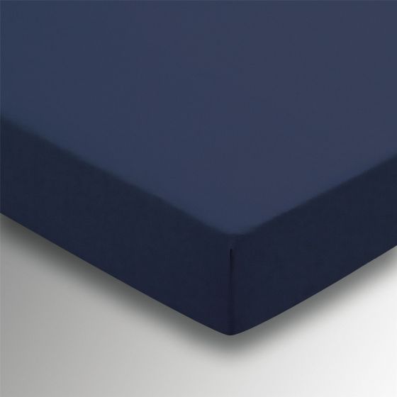 Plain Dye Fitted Sheet by Helena Springfield in Navy Blue