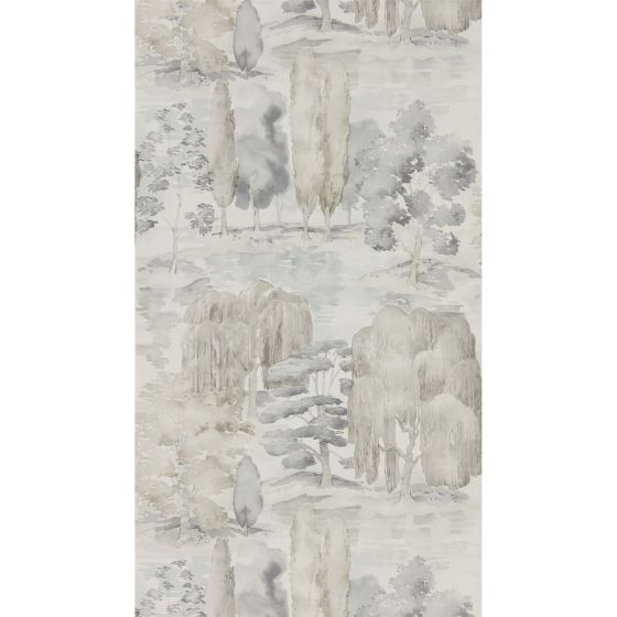 Waterperry Wallpaper 216281 by Sanderson in Gilver Linen