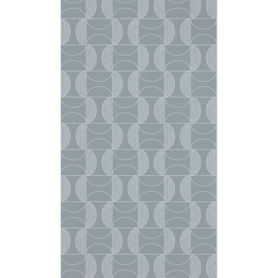 Shinku Geometric Wallpaper 111941 by Scion in Steel Grey