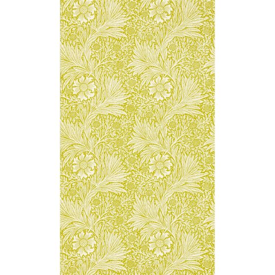 Marigold Wallpaper 217092 by Morris & Co in Chartreuse Green
