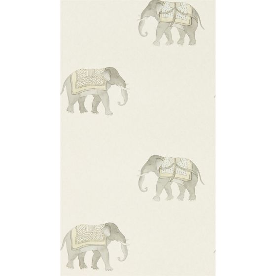 India Wallpaper 216333 by Sanderson in Silver Ivory