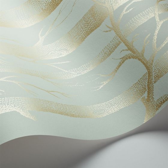 Woods Wallpaper 5023 by Cole & Son in Duck Egg Green
