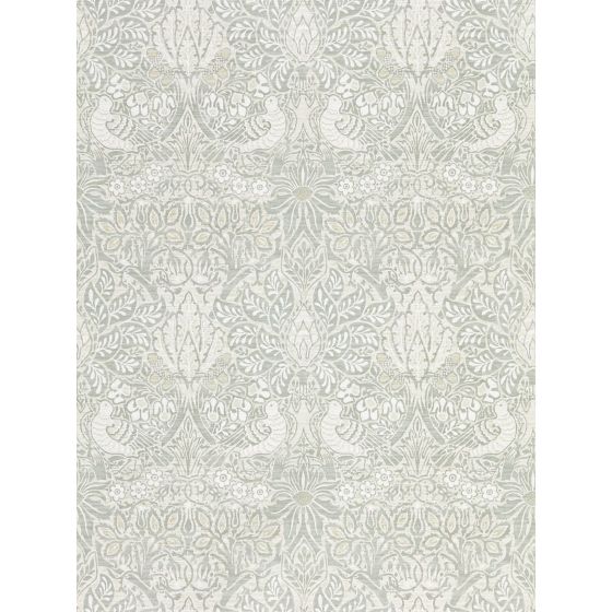 Pure Dove and Rose Wallpaper 216522 by Morris & Co in Grey Blue