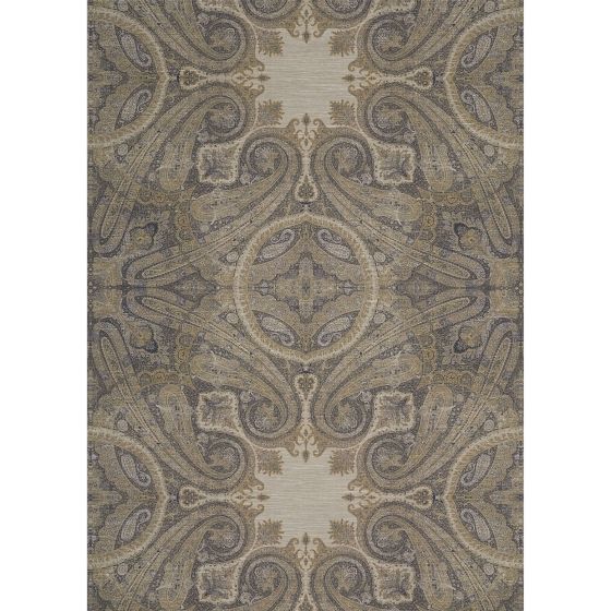 Elswick Paisley Wallpaper 312645 by Zoffany in Blue Umber